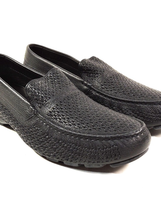 BALDININI ?? MEN\'S BLACK SOFT LEATHER COMFORT SUMMER LOAFERS main image 6